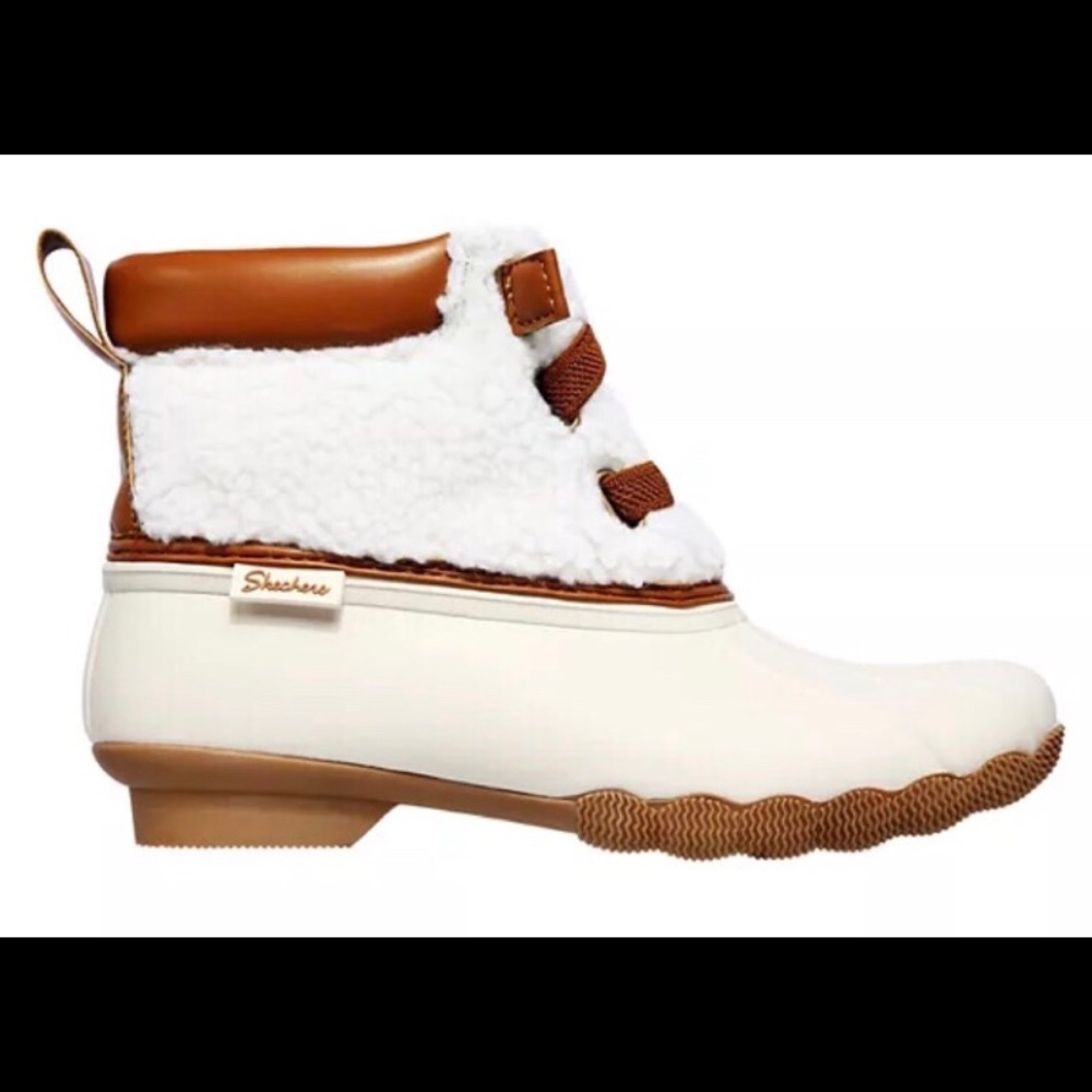 🔥Skechers Pond Sherpa Duck Waterproof Boots Women's  Winter
